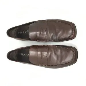 Prada | Shoes | Mens Prada Slip On Penny Loafers Dress Shoes  display picture 3